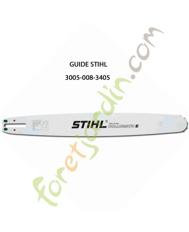 Guide chaine Stihl Ref 3005 008 3405 spécial MS 150 coupe 30 cm