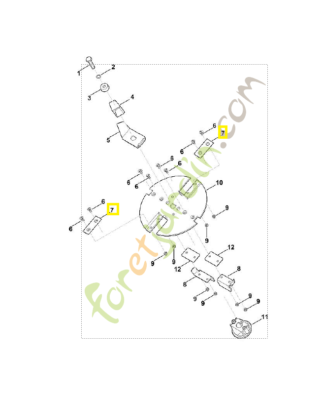 Couteau Rabot Pi Ce D Tach E Stihl Vicking