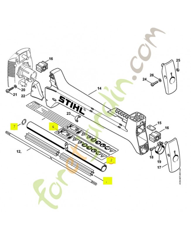 Tube Complet Mm Pi Ce D Tach E Stihl Vicking