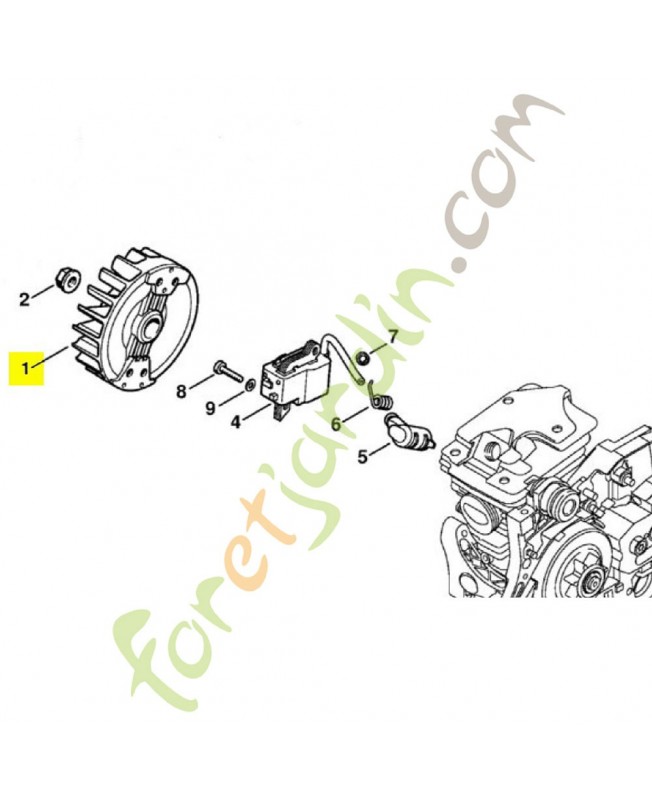 Rotor Ms Pi Ce D Tach E Stihl Vicking