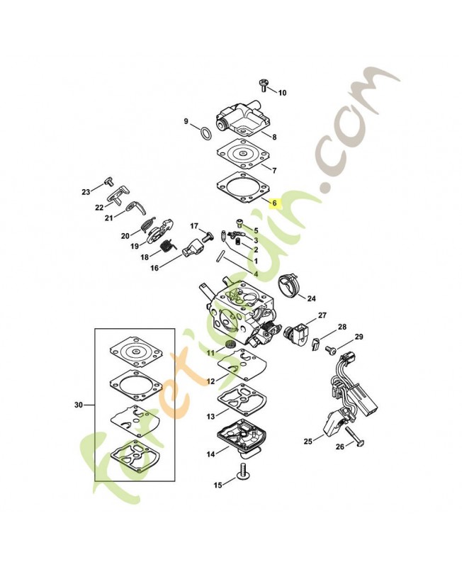 Joint 1145-129-0900- Pièce détachée Stihl / Vicking