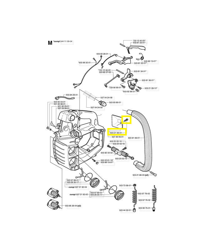 Vis Pièce de détachée Husqvarna