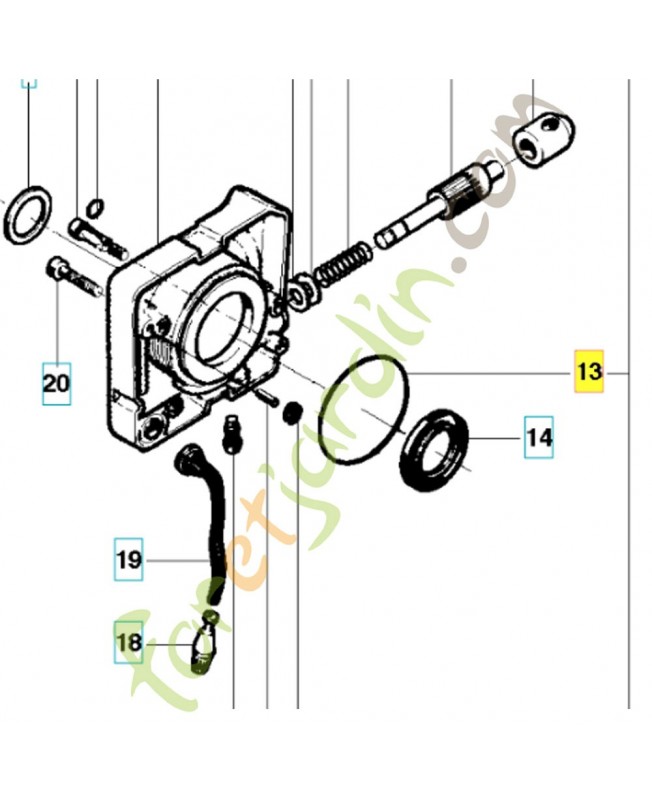 Joint Pièce de détachée Husqvarna