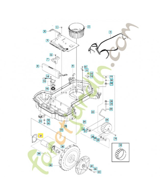 Joint Pièce de détachée Husqvarna