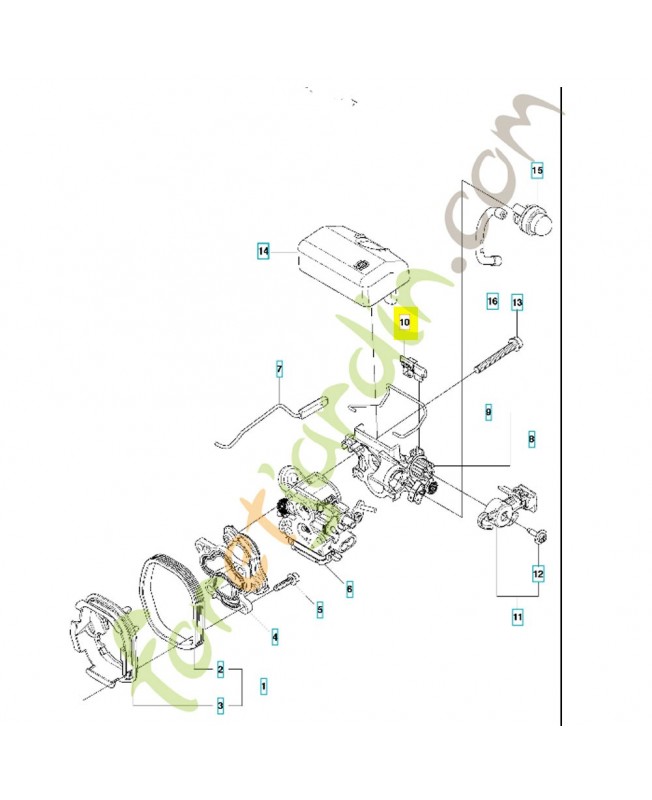 Guide Pièce de détachée Husqvarna